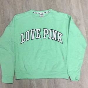 Pink long sleeve sweatshirt